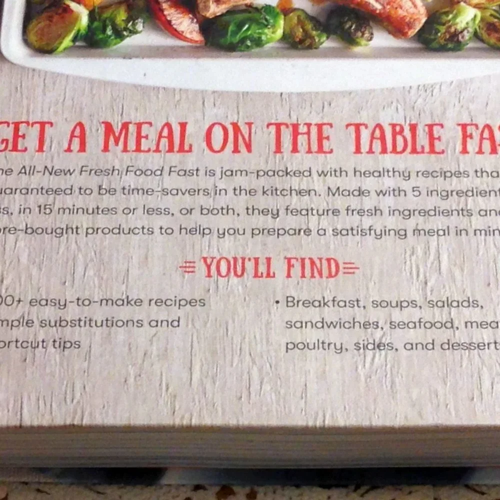 Time Saving Recipes, Fresh Food Fast, Cooking Light Cookbook
